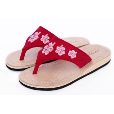 Mädchen Sandale mit Echt-Leder Gr.31/32 Rot
