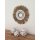 Muschel/Seegras Wanddeko 35cm