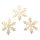 Christmas pendant / tree ornaments (3 snowflakes)