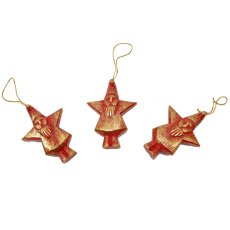 Christmas pendant / tree ornaments (3 Santa Claus)