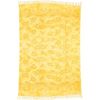 Sarong, wrap skirt + sarong buckle (SA10-02yellow)
