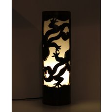 Bamboo lamp "Gekko"